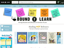 Tablet Screenshot of bound2learn.com